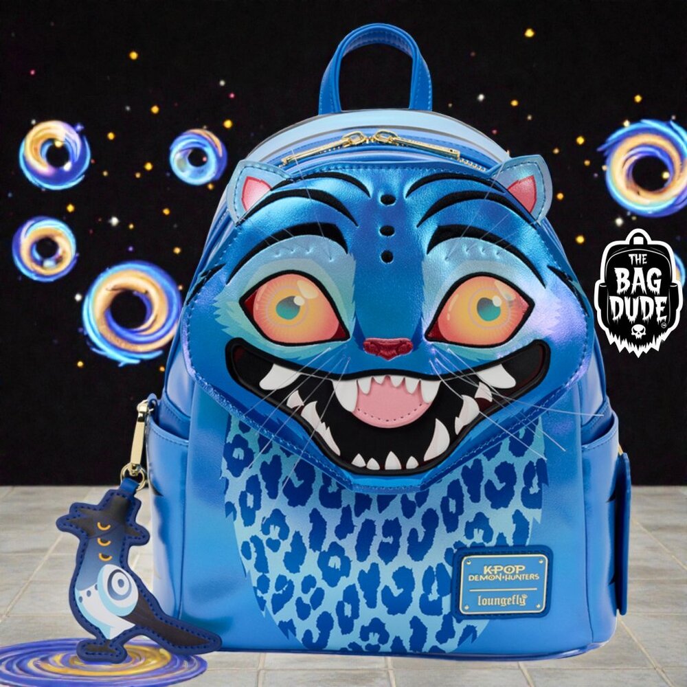 IN HAND Loungefly KPop Demon Hunters Derpy Cosplay Light-Up Glow Mini Backpack